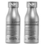 2 x 100ml Loreal Professionnel  SILVER  SHAMPOO For White/Grey Hair 200ml