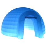 SAYOK 5m LED Inflatable Dome Event Tent Inflatable Igloo House Tent for Party Wedding Show Exhibition