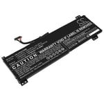 Kompatibelt med IdeaPad Gaming 3 15ACH6 82K200BQSC, 11.52V, 3750mAh