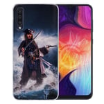 Pirates of the Caribbean #1 Disney cover for Samsung Galaxy A50 - Blue