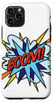 Coque pour iPhone 11 Pro Boom Comic Pop Art Moderne Fun Retro Design