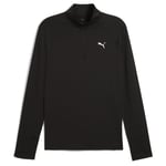 PUMA Löpartröja Run Velocity CLOUDSPUN 1/4 Blixtlås - PUMA Svart, storlek Medium