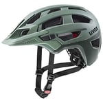uvex Finale 2.0 - Secure Mountain Bike Helmet for Men & Women - Individual Fit - Upgradeable with an LED Light - Moss Green Matt - 56-61 cm