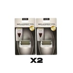 2x ANDIS 17160 PROFOIL LITHIUM SHAVER,FOIL REPLACEMENT HEAD FITS: TS-1 & TS-2