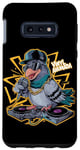 Galaxy S10e Hip Hop Pigeon DJ With Cool Sunglasses and Headphones Case