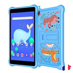 Blackview - Tab 5 Kids - Tablette Tactile Éducative Enfant - Écran HD+ 8" - Android 12-3 Go RAM + 64 Go Stockage - Contrôle Parental et Fonctionnalités iKids - Bleu
