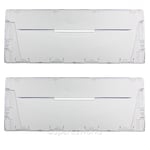Genuine Hotpoint HM325FF NRFAA50S RFAA52S Fridge Freezer Drawer Cover Flap x 2