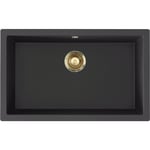 Lavabo Jupiter 800 diskbänk, 75,6x46,6 cm, svart