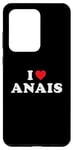 Coque pour Galaxy S20 Ultra Cadeau prénom Anais, I Heart Anais I Love Anais