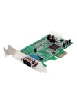 StarTech.com 1 Port Lågprofil PCI Express Native RS232 seriellt kort med 16550 UART