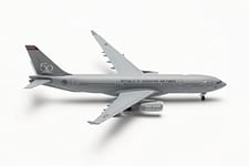herpa Airbus Maquette Republic of Singapore Air Force A330 MRTT, RSAF 50 Years 761, echelle 1/500, Model, pièce de Collection, d'avion sans Support, Figurine Metal Miniature, 536745, Gris