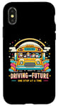 Coque pour iPhone X/XS Driving the Future, One Stop at a Time - School Bus Driver