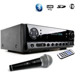 Amplificateur HiFi Karaoke - LTC Audio - ATM6500BT - 100W - Bluetooth - FM - USB