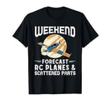 RC Plane Airplane Lover RC Pilot Model Weekend Forecast T-Shirt
