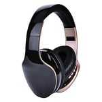 New Wireless Headphones Bluetooth Headset Foldable Stereo Headphone Gaming Earphones With Microphone For PC Mobile phone Mp3 Black