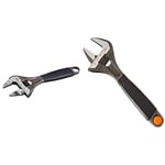 Bahco 9029-T Slim Jaw Adjustable Wrench, 170mm Length & 9031 Adjustable Wrench, 200mm Length