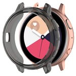 Disscool TPU Case Cover for Samsung Galaxy Watch Active 2 40mm(SM-R830), Soft Anti Drop TPU Protective Case Cover Skin for Samsung Galaxy Watch Active 2 40mm(SM-R830)(TPU Black)
