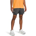 Under Armour UA Fly by 2-in-1 Shorts, Black/Black/Reflective, SM
