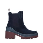 Tommy Hilfiger Sporty Chunky Chelsea Bootie Ankle Boots, Blue (Midnight 403), 3 UK