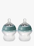 Tommee Tippee Closer To Nature Soft Feel Silicone Baby Bottles, Pack of 2, 150ml