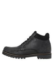 Jack & Jones Jack &amp; Jones Brockwell Moc Boot Boots - Anthracite - Black, Black, Size 40, Men