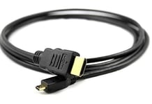 3M / 10FT High Speed Micro HDMI (Type D) to HDMI (Type A) - Lead for Connecting TESCO HUDL 1 & HUDL 2 Camera to TV, HDTV, LCD, Plasma, Monitor with HDMI Port - Premium Gold Quality Cable - Audio & Video - Supports 3D, 4K, 1440p, 1080p DragonTrading®