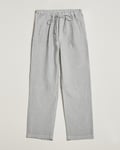Massimo Alba Keywest Linen Drawstring Pants Light Grey