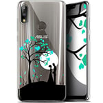 Caseink Coque pour ASUS Zenfone Max Pro (M2) ZB631KL (6.26) [Gel Motif HD Collection Love Saint Valentin Design sous l'arbre - Souple - Ultra Fin - Imprimé en France]