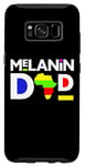 Coque pour Galaxy S8 Melanin Dad Black Juneteenth Africa Daddy Men Dada