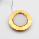 LEDlife Reco68 köksbelysning RA92 - Hål: Ø5,5 cm, Mål: Ø6,8 cm, Guld, 2,7W, 12V DC - Dimbar : Dimbar, Kulör : Varm