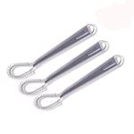 CCCYMM 3 Pcs Stainless Steel Mini Spring Egg Beater Hand Held Sauce Stirrer Blender Milk Frother Foamer Coffee Mixer