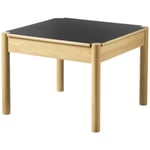 C44 Sohvapöytä Tammi / Linoleumi, 60x60 cm