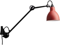 DCW - 222 Vegglampe Rød/Svart Lampe Gras