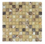 mosaik ws beach sq. cryst/stone mix shell beige/brown 2,3
