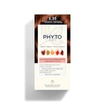 Phyto - Kit Coloration Permanente - 5.35 Châtain Clair Chocolat - Pigments Végétaux - Sans Ammoniaque - Experts Coloristes - Tenue Longue Durée - Couvre 100% des Cheveux Blancs