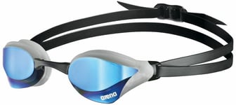 Arena Swimming Goggles - Cobra Core Swipe Mirror - Blue/Silver