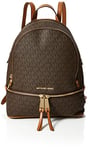 Michael Kors Women Rhea Zip Backpack, Brown (Brown), 12.7x31.8x24.1 cm (W x H x L)