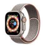 Nailon kellon renneke Apple Watch Ultra (49mm) - Pink Sand