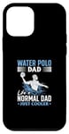 Coque pour iPhone 12 mini Papa water-polo Dad like a normal Dad just cooler