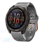 Garmin Fenix 8 AMOLED 43mm Klockarmband i silikon - Grå