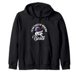I'd Rather Be Making Beats Beat Makers Music Sound Headphone Zip Hoodie