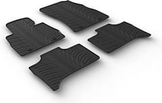 Gummimattor lampliga for BMW X5 E53 19992006 TDesign 4delad monteringsklammor