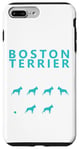 Coque pour iPhone 7 Plus/8 Plus T-shirt Boston Terrier | T-shirt Stubborn Boston Terrier Tricks