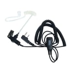 ProEquip PRO-P180L Mini PTT öronsnäcka med akustisk lufttub - dubbelkontakt