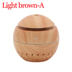 Ultrasonic Humidifier Essential Oil Diffuser Air Purifier Light Brown A