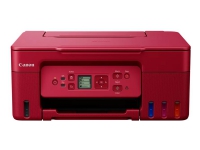 Canon PIXMA G3470 - Multifunktionsskrivare - färg - bläckstråle - påfyllbar - Legal (216 x 356 mm) (original) - A4/Legal (media) - upp till 11 ipm (bilder per minut) (utskrift) - 100 ark - USB 2.0, Wi-Fi(n) - röd