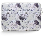 KEEP KE-ALSPARO14-SSF 14" MacBook Pro Sleeve - White & Purple, Patterned