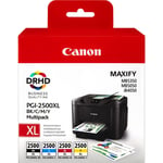 Canon PGI-2500XL CMYK Inks for Maxify iB4050 iB4150 MB5050 MB5150 MB5155