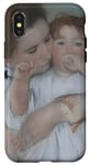 Coque pour iPhone X/XS Maternité de Mary Cassatt (1897)