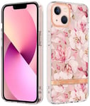 Trolsk Floral Cover - Pink Gardenia (iPhone 14)